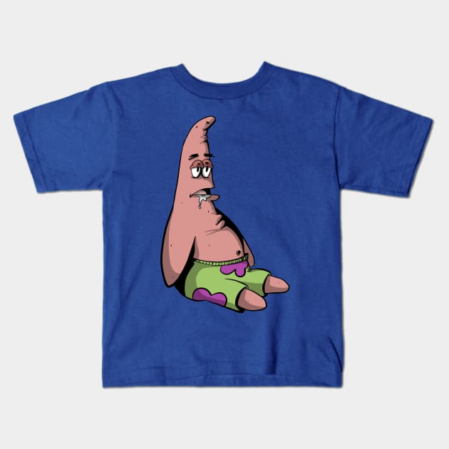 Patrick Star Kids T-Shirt by Black Snow Comics